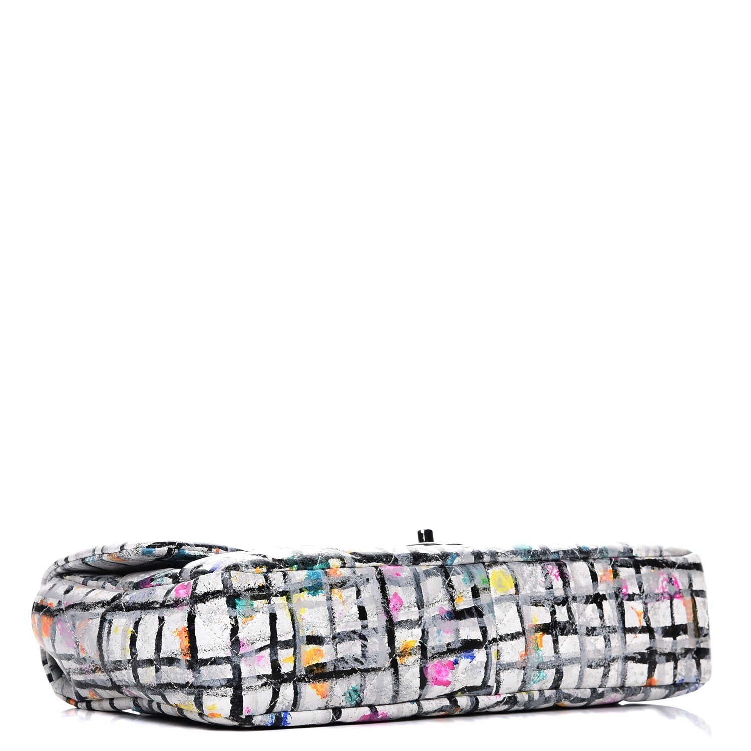 Chanel Calfskin Hand Painted Graffiti Flap Multicolor 4 of 8