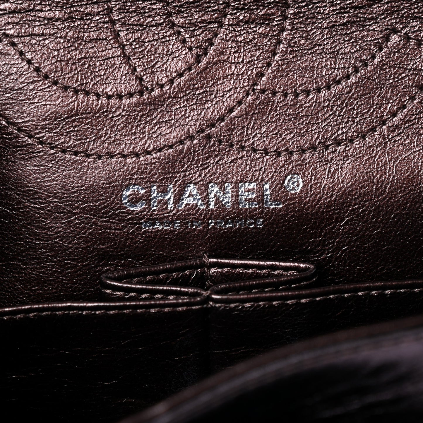 Metallic Aged Calfskin Quilted 2.55 Reissue 226 Flap Bronze
