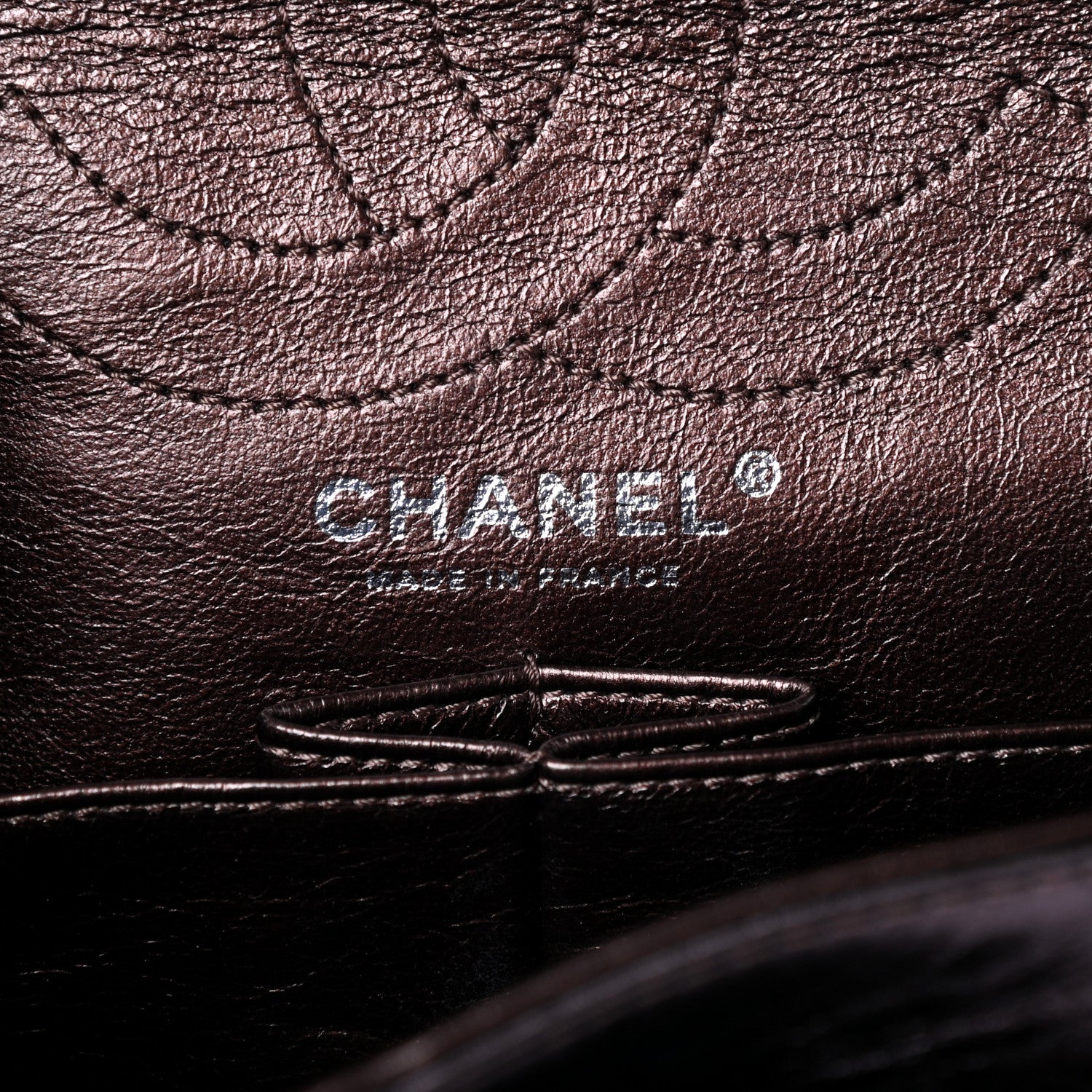 Chanel Metallic Aged Calfskin Quilted 2.55 Reissue 226 Flap Bronze 6 of 10