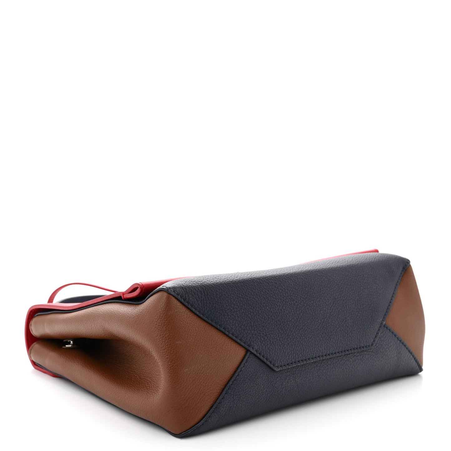 Calfskin Lockme II Top Handle Rubis Marine