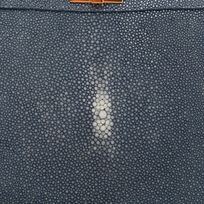 Fendi Stingray Shiny Nappa Petite Peekaboo I SEE U Satchel Mirto 12 of 12