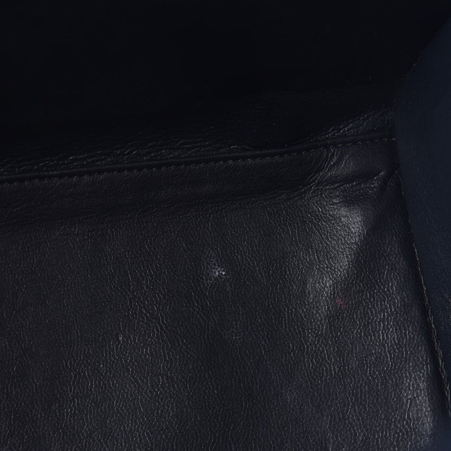 Crocodile Embossed Nubuck Medium Phantom Luggage Navy Blue