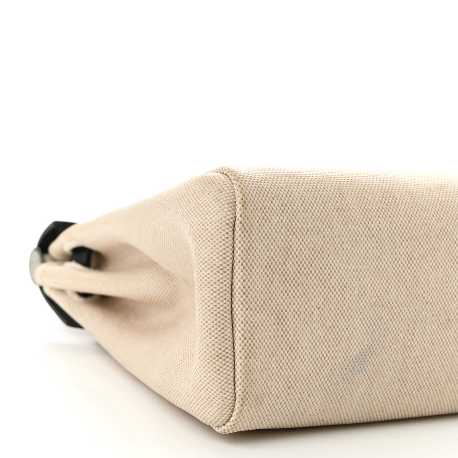 Hermes Toile Vache Calfskin Herbag 30 PM Natural Black 9 of 11