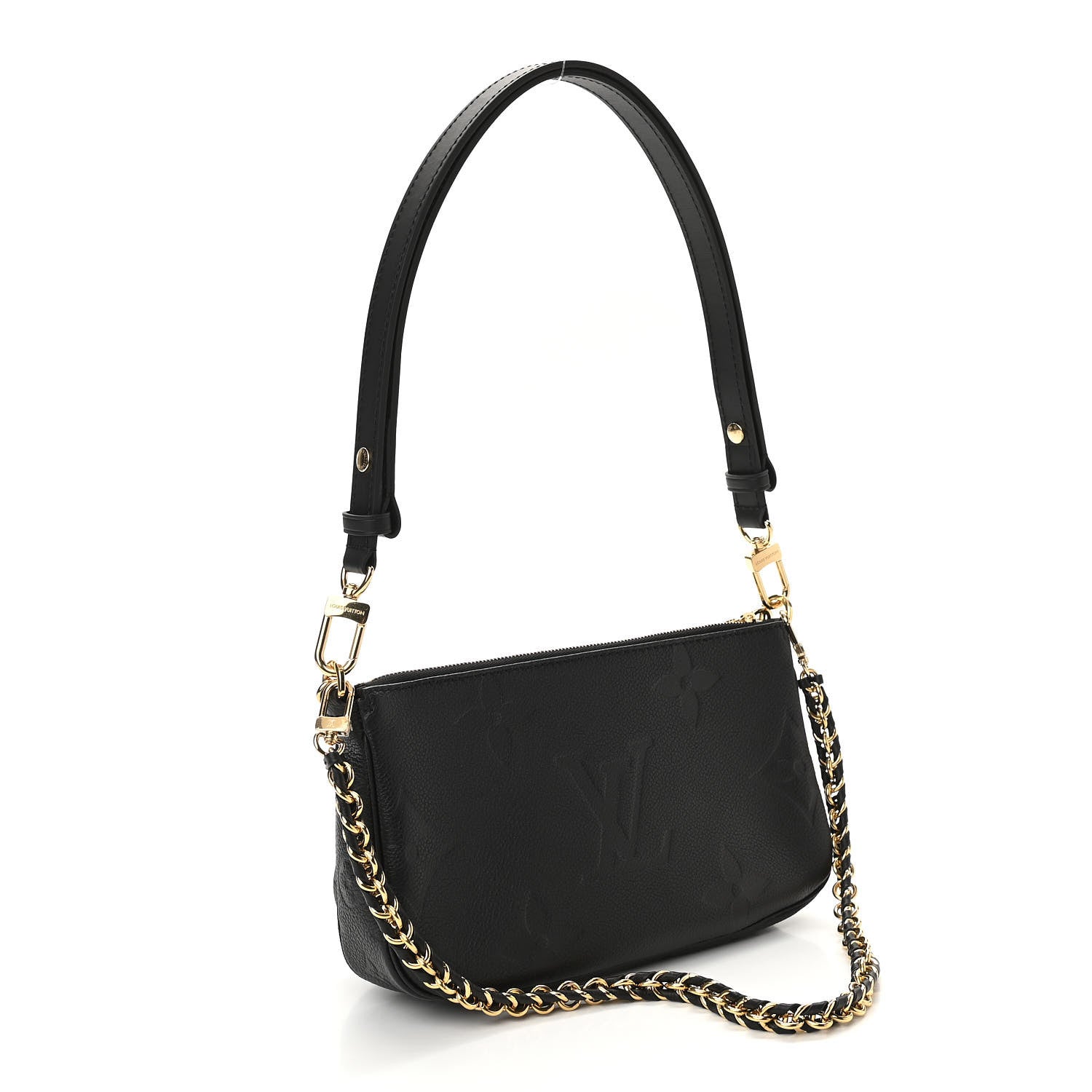 Louis Vuitton Empreinte Monogram Giant Multi Pochette Accessories Black 3 of 11