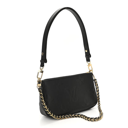 Louis Vuitton Empreinte Monogram Giant Multi Pochette Accessories Black 3 of 11
