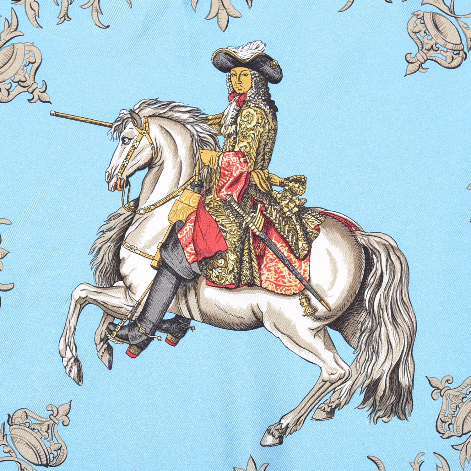 Hermes Silk Ludovicus Magnus Scarf 90 5 of 9