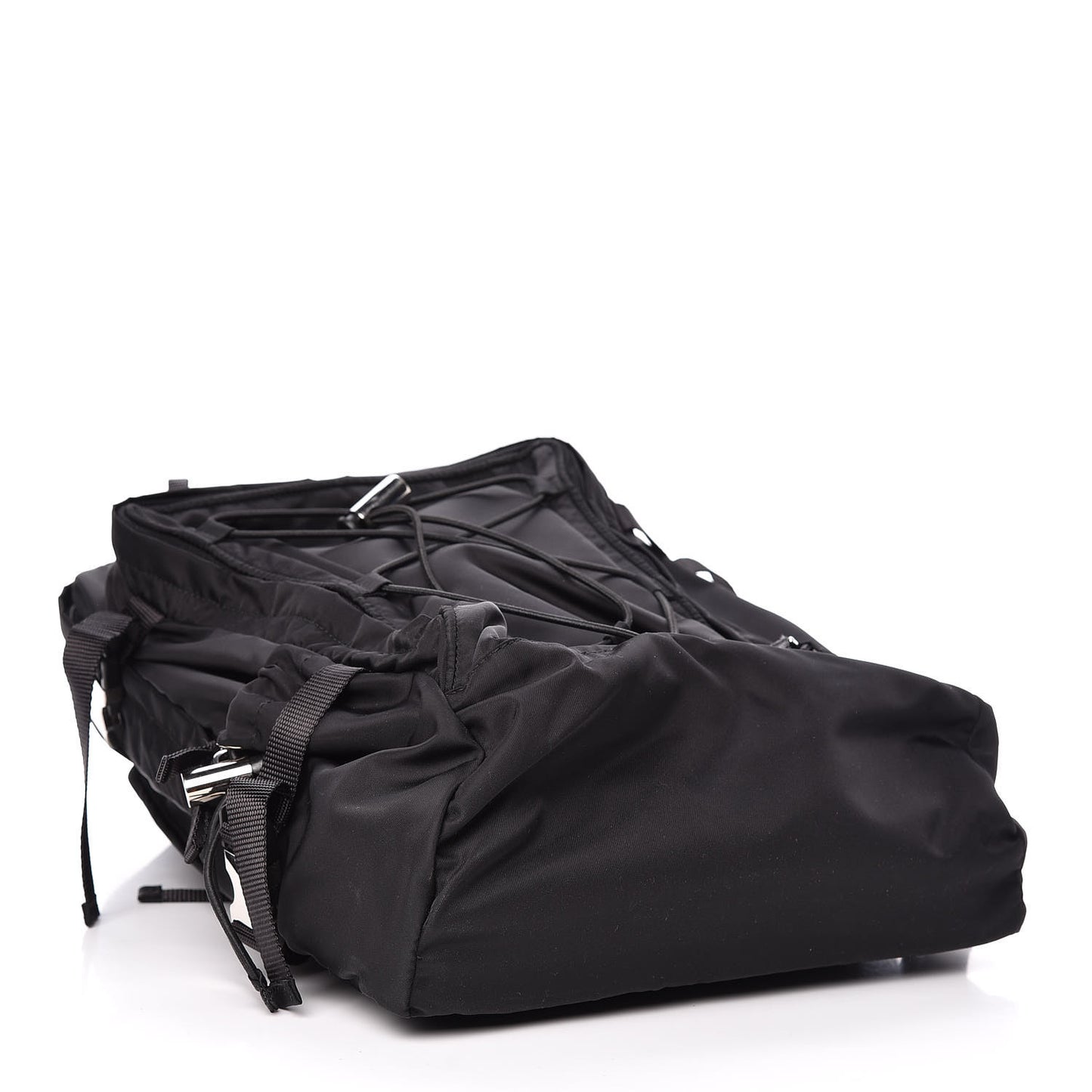 Nylon Montagna Compression Backpack Black