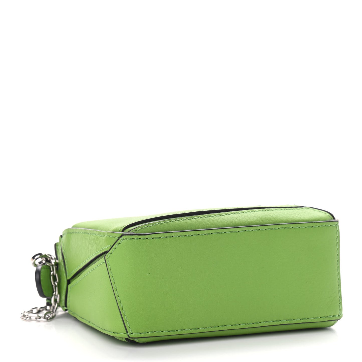 Calfskin Nano Puzzle Bag Apple Green