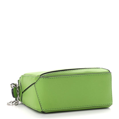 Loewe Calfskin Nano Puzzle Bag Apple Green 4 of 8
