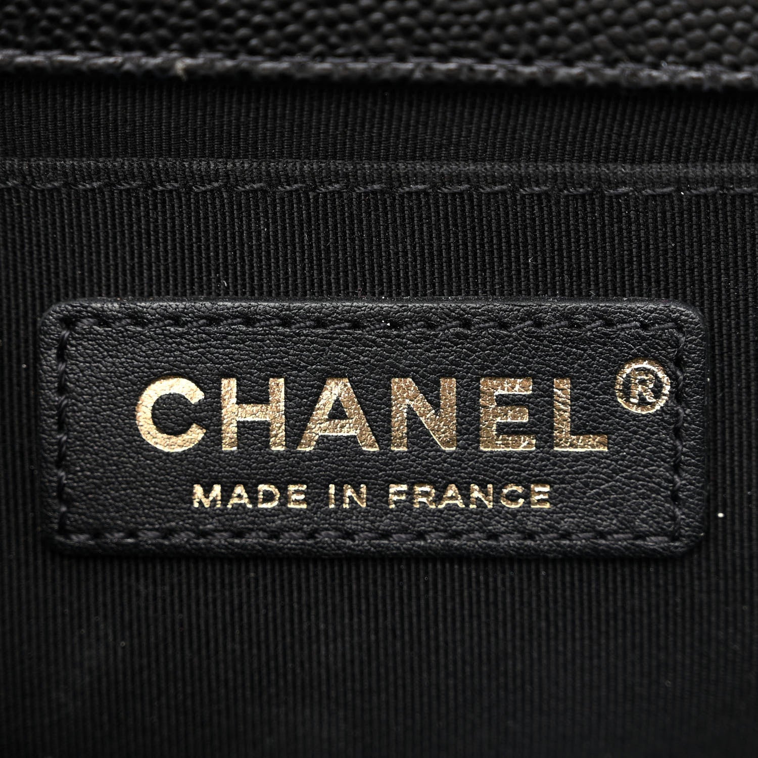 Chanel Caviar Quilted Medium Boy Flap Black 6 of 10
