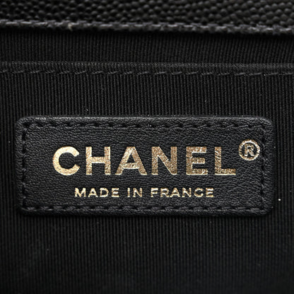 Chanel Caviar Quilted Medium Boy Flap Black 6 of 10