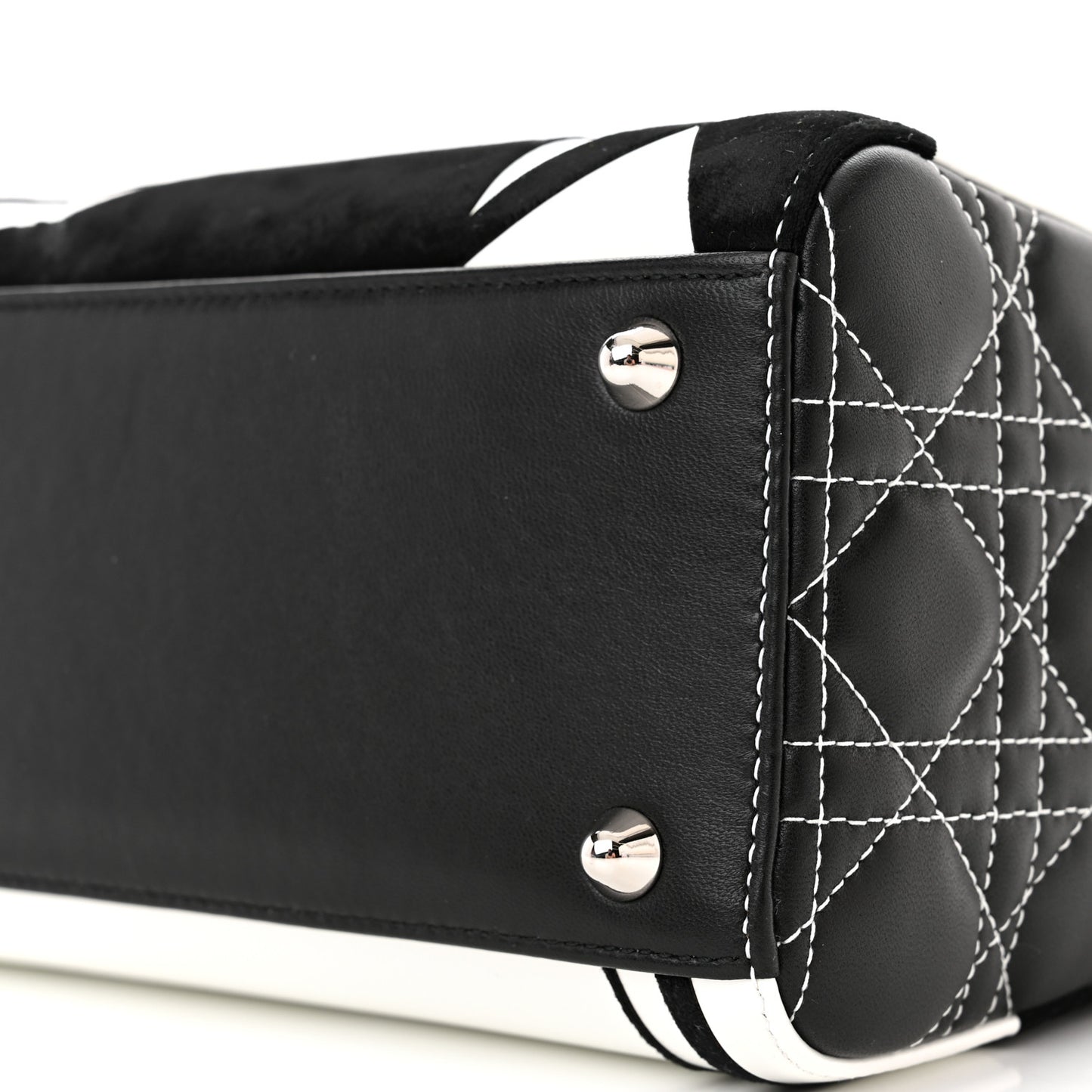 X MATTHEW PORTER Patent Printed Calfskin Cannage Medium Lady Multicolor