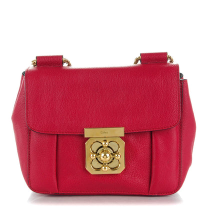Chloe Goatskin Small Elsie Shoulder Bag Red 1 of 9