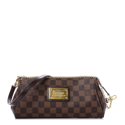Louis Vuitton Damier Ebene Eva Clutch 1 of 10
