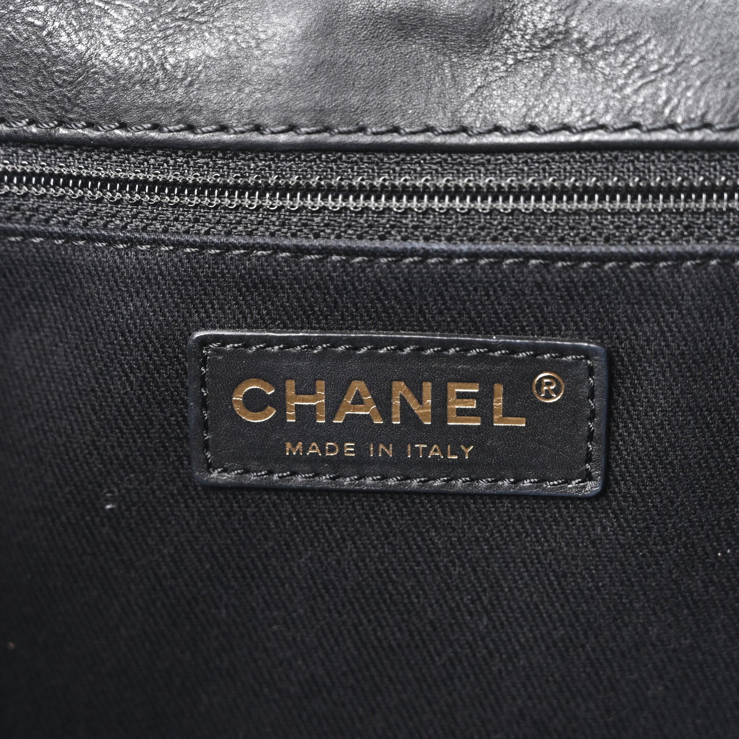 Aged Calfskin Quilted 2.55 Reissue Chain Flap  Black