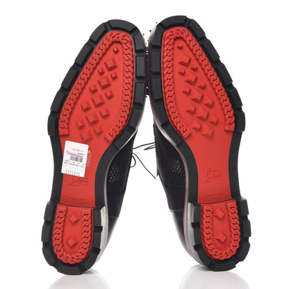 Christian Louboutin Calfskin Rete Net Neo Mens Luis Flat 42.5 Black 7 of 10