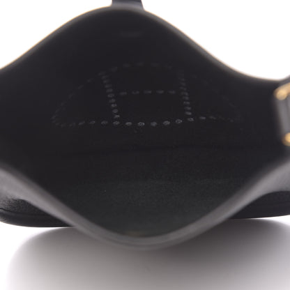 Hermes Taurillon Clemence Evelyne TPM Black 5 of 11