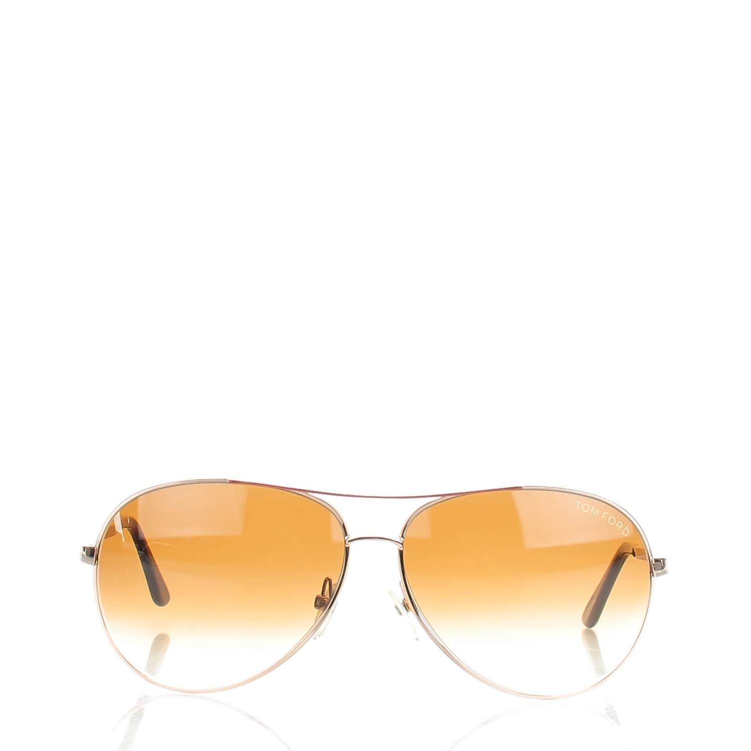 Tom Ford Metal Charles Aviator Sunglasses TF35 Gold 2 of 6