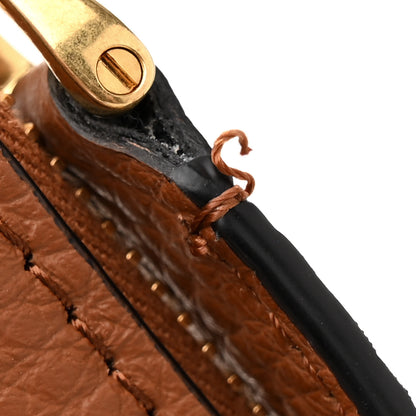Valentino Garavani Raffia Grained Calfskin Medium Rockstud Vlogo Tote Naturale 11 of 11