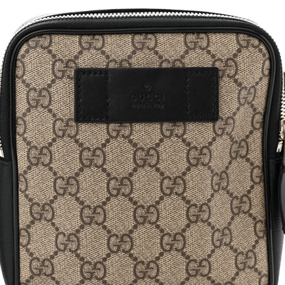 Gucci GG Supreme Monogram Web Belt Bag Black 9 of 13
