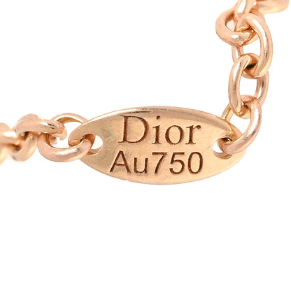 Christian Dior 18K Rose Gold Diamond Pink Opal Rose Des Vents Ring 53 6.25 4 of 5