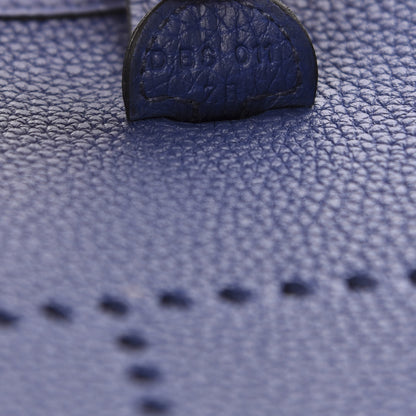 Hermes Taurillon Maurice Zigzag Evelyne TPM Bleu Saphir Bleu Zellige Indigo Black 9 of 11