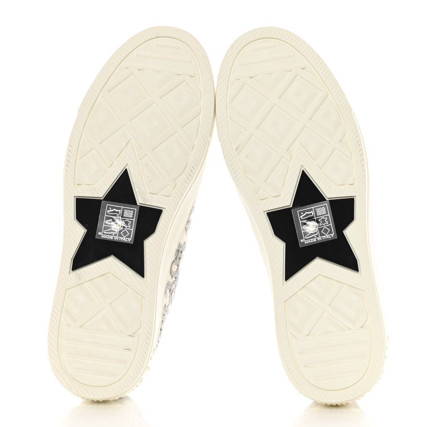 Christian Dior Canvas Oblique Walk'N'Dior Low Top Sneakers 38 Grey Stone 5 of 10
