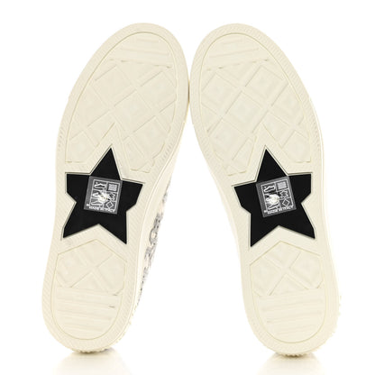 Christian Dior Canvas Oblique Walk'N'Dior Low Top Sneakers 38 Grey Stone 5 of 10