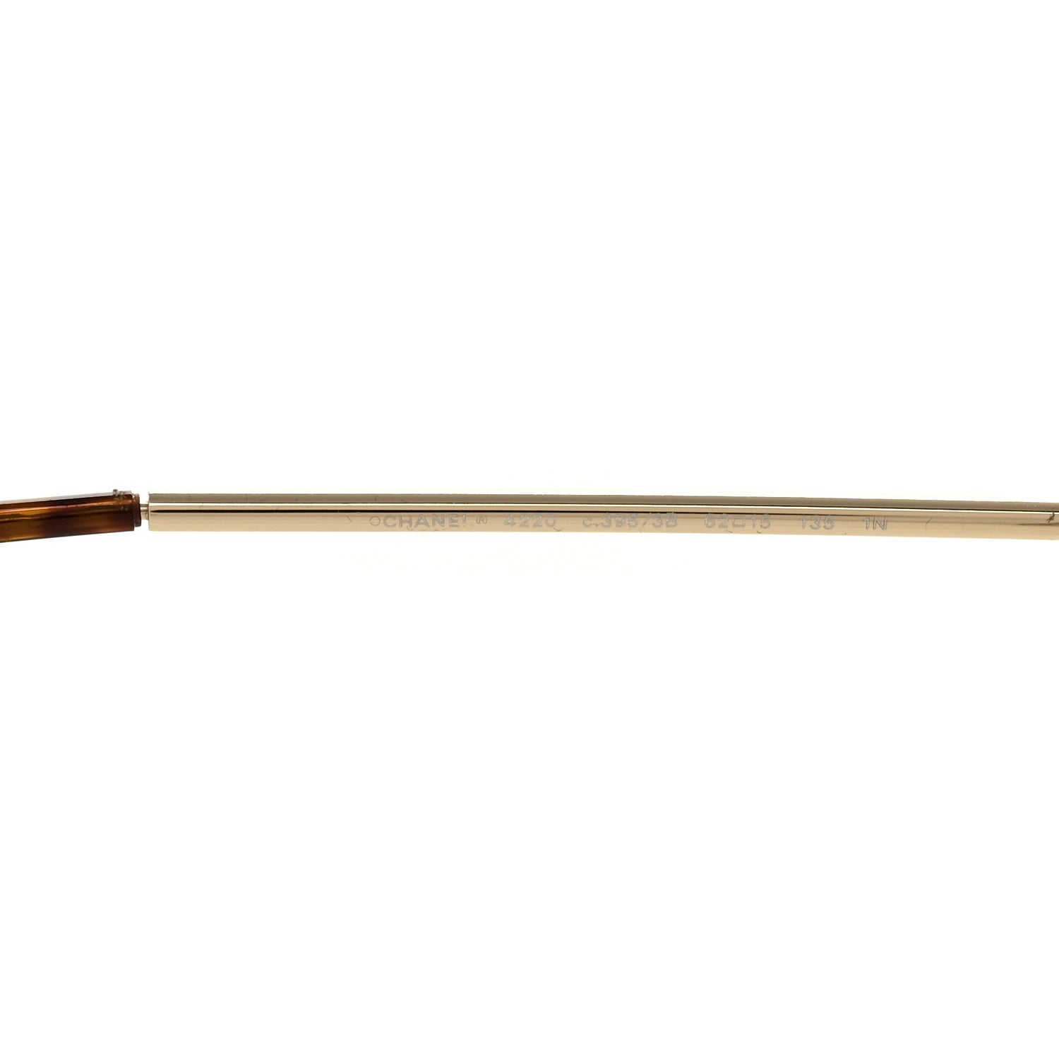Chanel Metal Spring Round Sunglasses 4220 Gold Brown 6 of 7