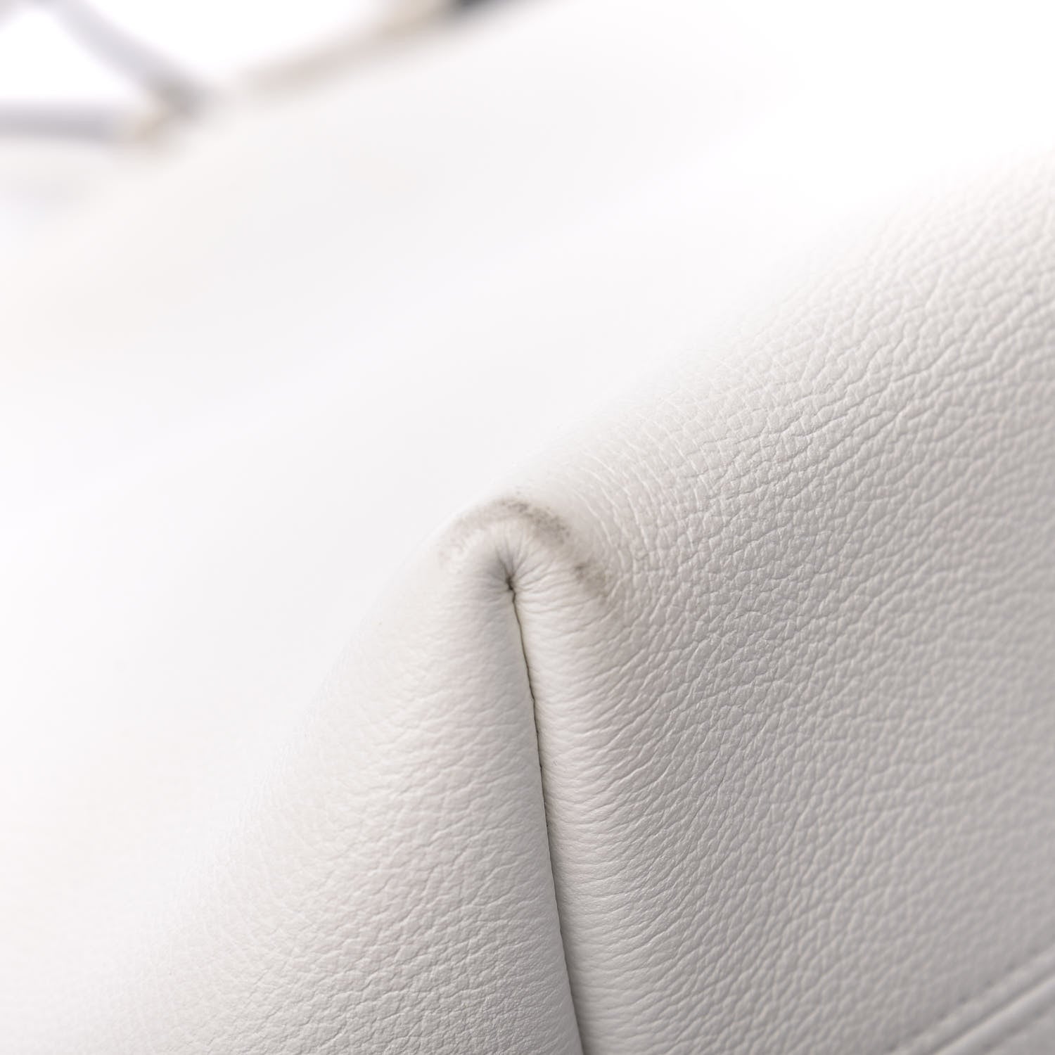 Christian Dior Calfskin Perforated Cannage Dioriva Tote White 12 of 13