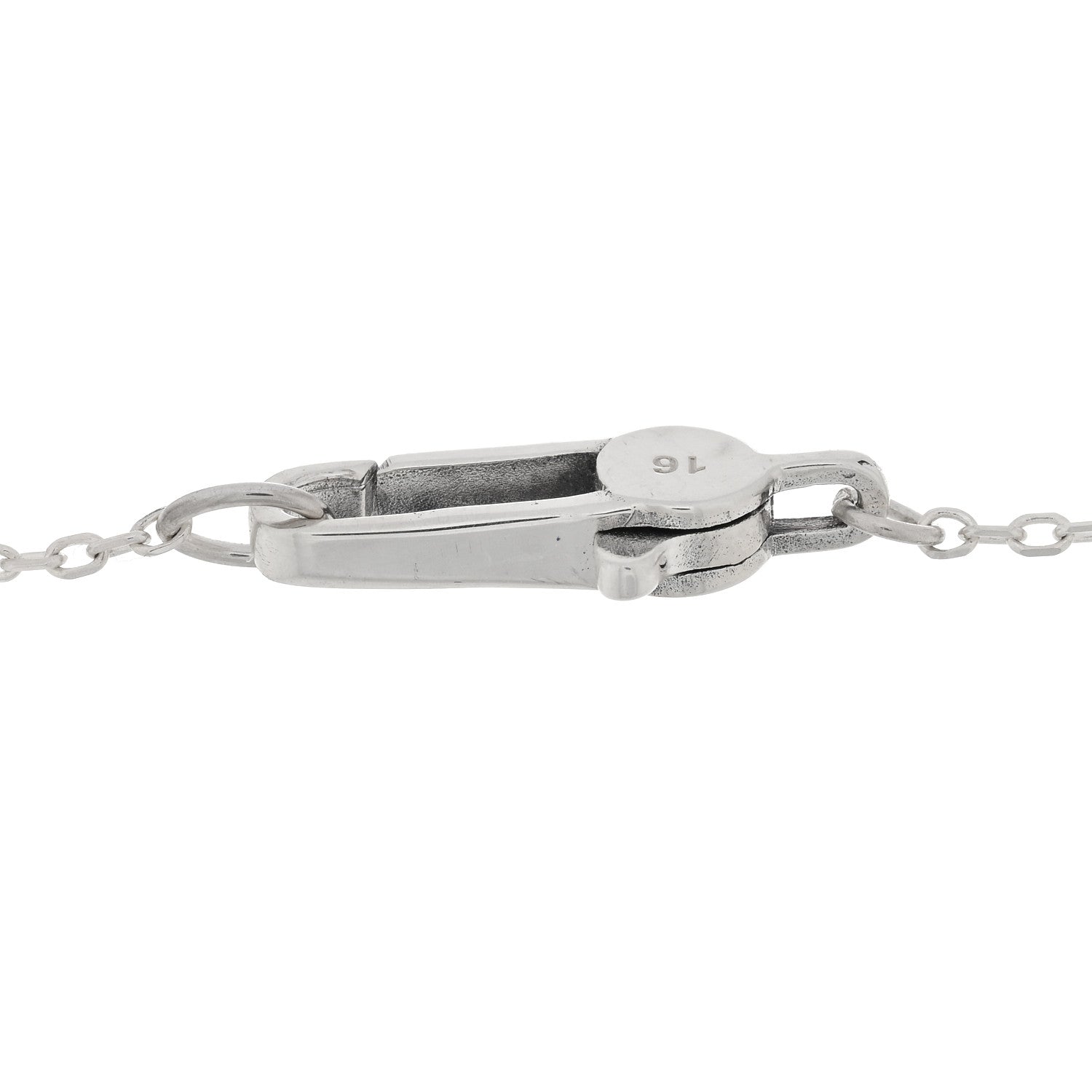 Gucci Sterling Silver Trademark Heart Bracelet 3 of 3