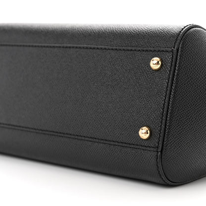 Dolce & Gabbana Dauphine Medium Miss Sicily Satchel Black 9 of 10