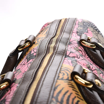Gucci GG Supreme Monogram Bengal Medium Boston Beige PInk 14 of 14