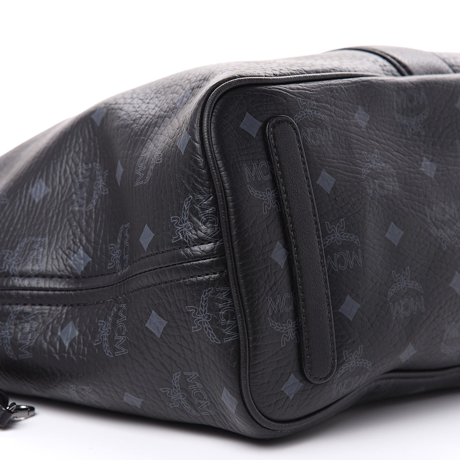MCM Visetos Medium Liz Reversible Shopper Tote Black 11 of 22