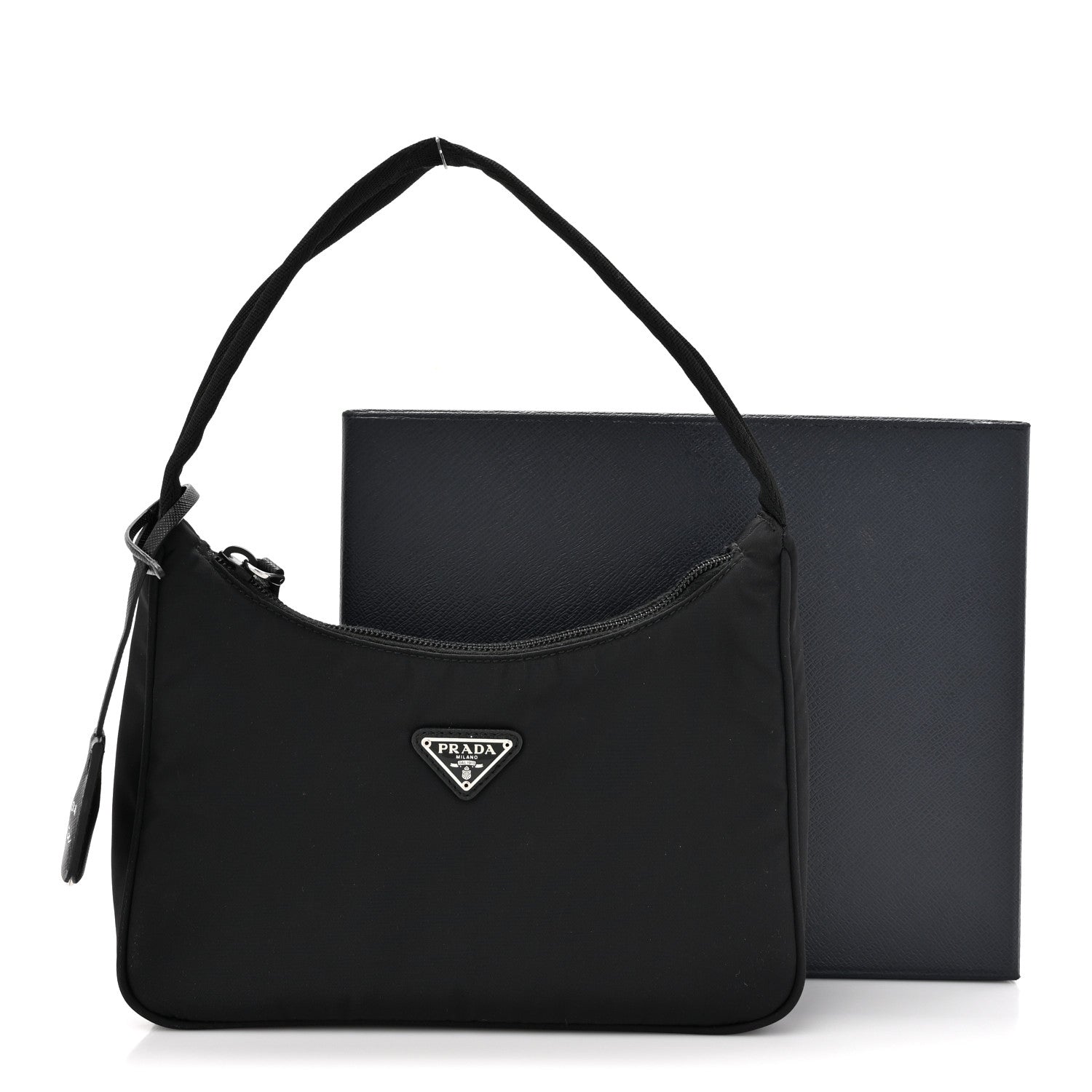 Prada Tessuto Nylon Mini Re-Edition 2000 Bag Black 10 of 10