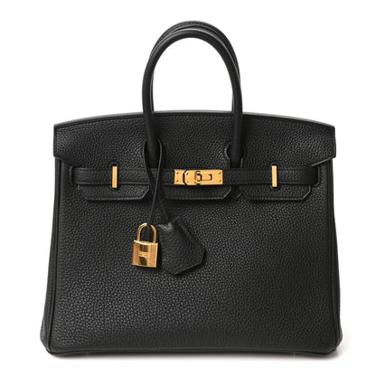 Hermes Togo Birkin 25 Black 1 of 10