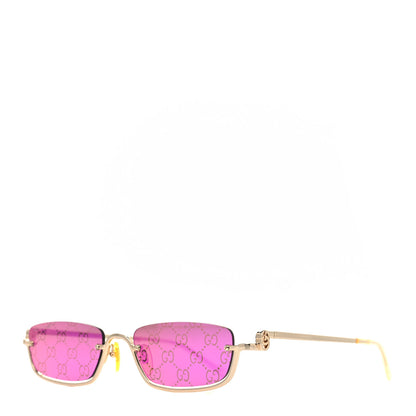 Gucci Metal Rectangular Frame Sunglasses GG1278S Purple 1 of 8