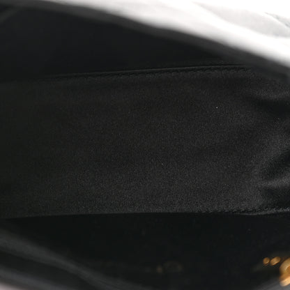Chanel Satin Quilted Mini Shoulder Bag Black 4 of 9