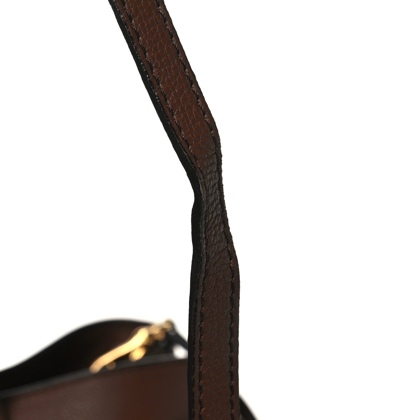 Grainy Calfskin House Check Large Banner Tote Tan