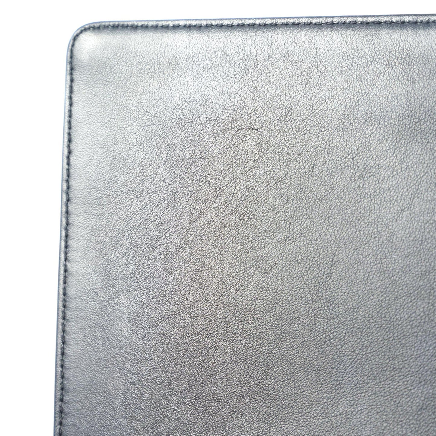 Lambskin Quilted Large Boy Flap Black