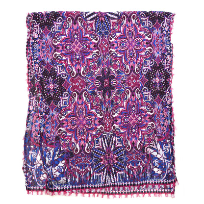 Louis Vuitton Cotton Etole Stole Blue Nuit 3 of 9