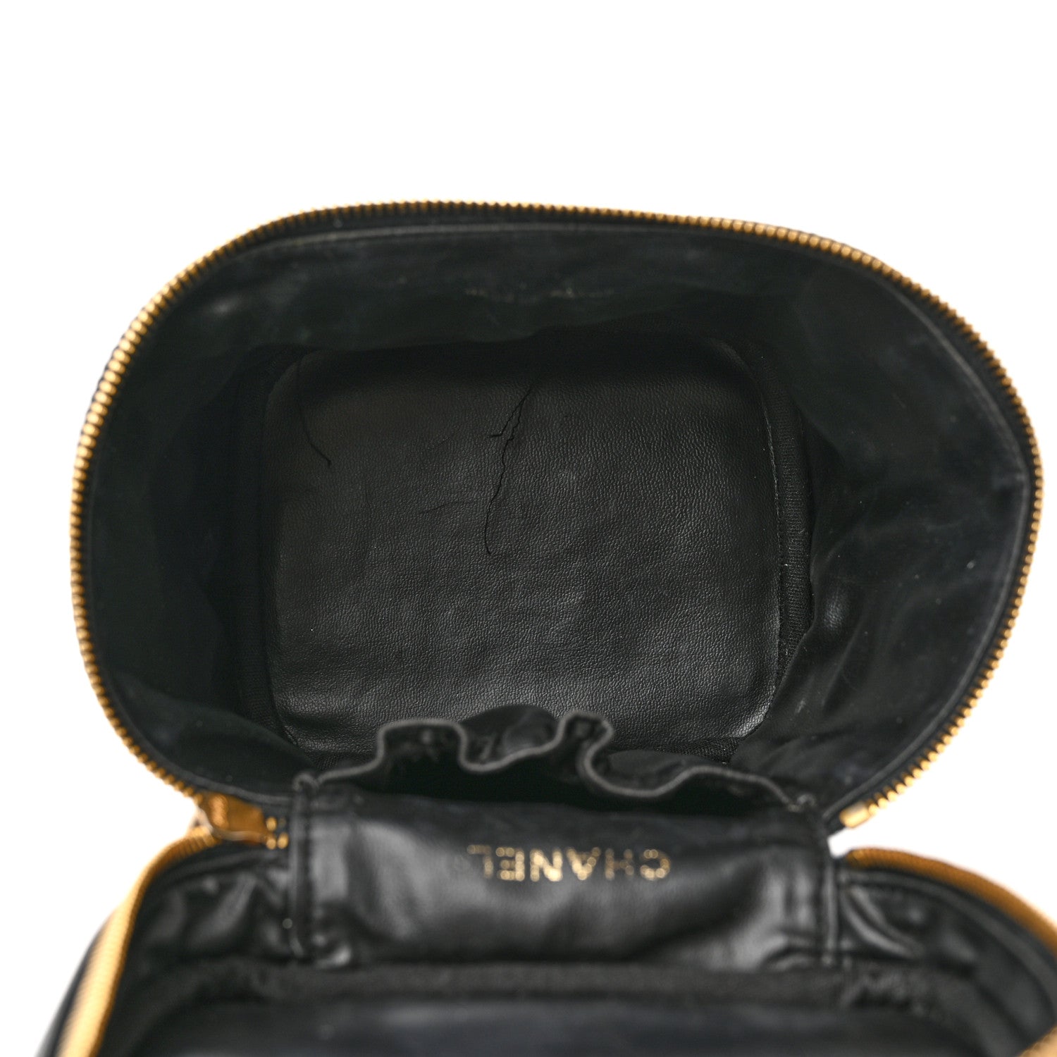 Chanel Caviar Vanity Cosmetic Case Black 5 of 10