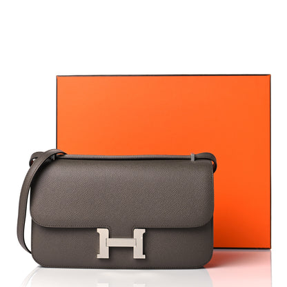 Hermes Epsom Horseshoe Constance Elan 25 Etain 9 of 9