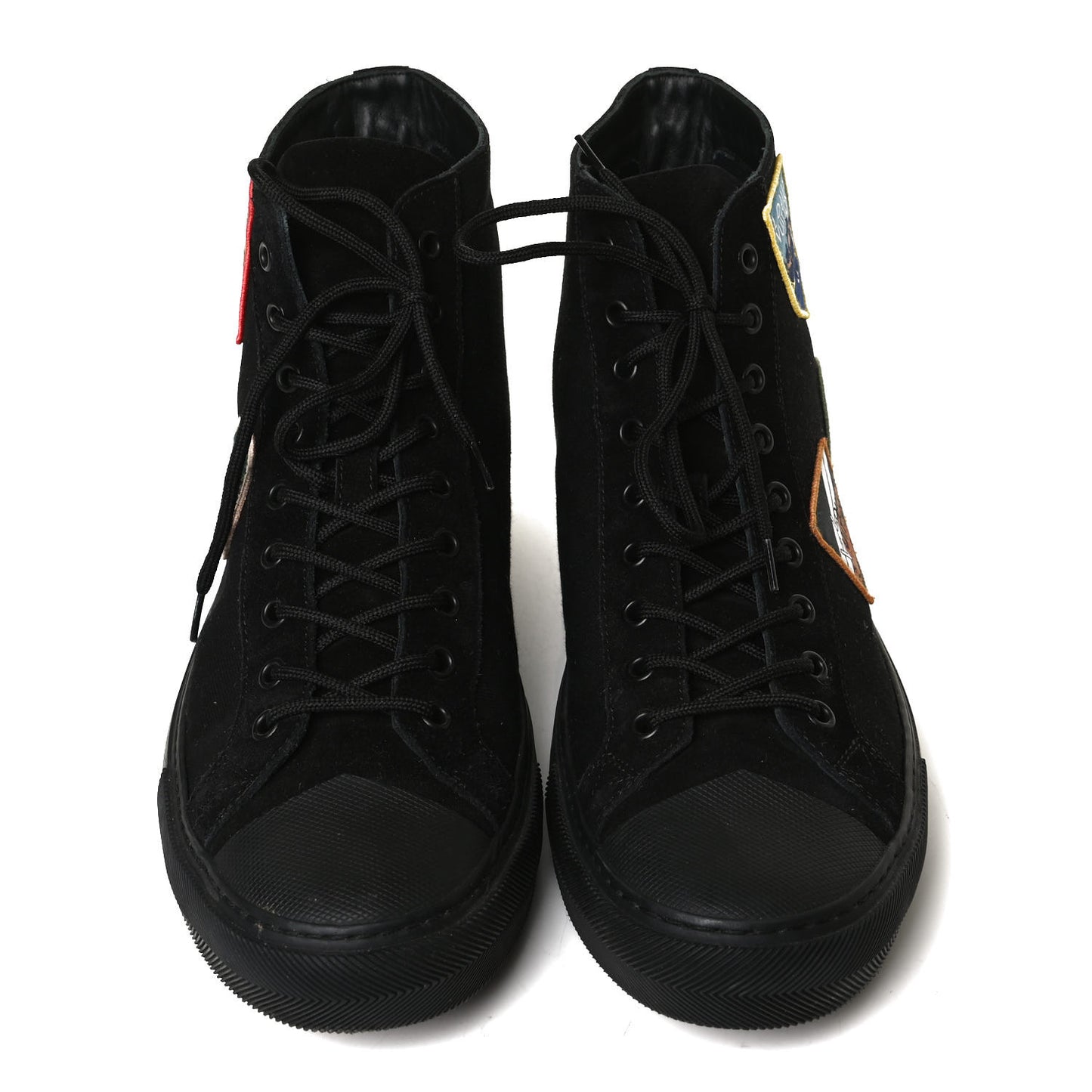 Canvas Alps Tattoo Sneaker Boots 9 Black