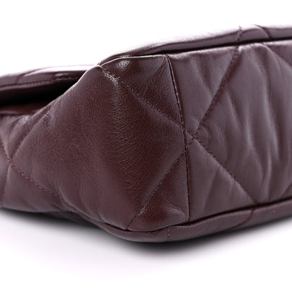 Chanel Lambskin Quilted Large Chanel 19 Flap Dark Brown 7 of 9