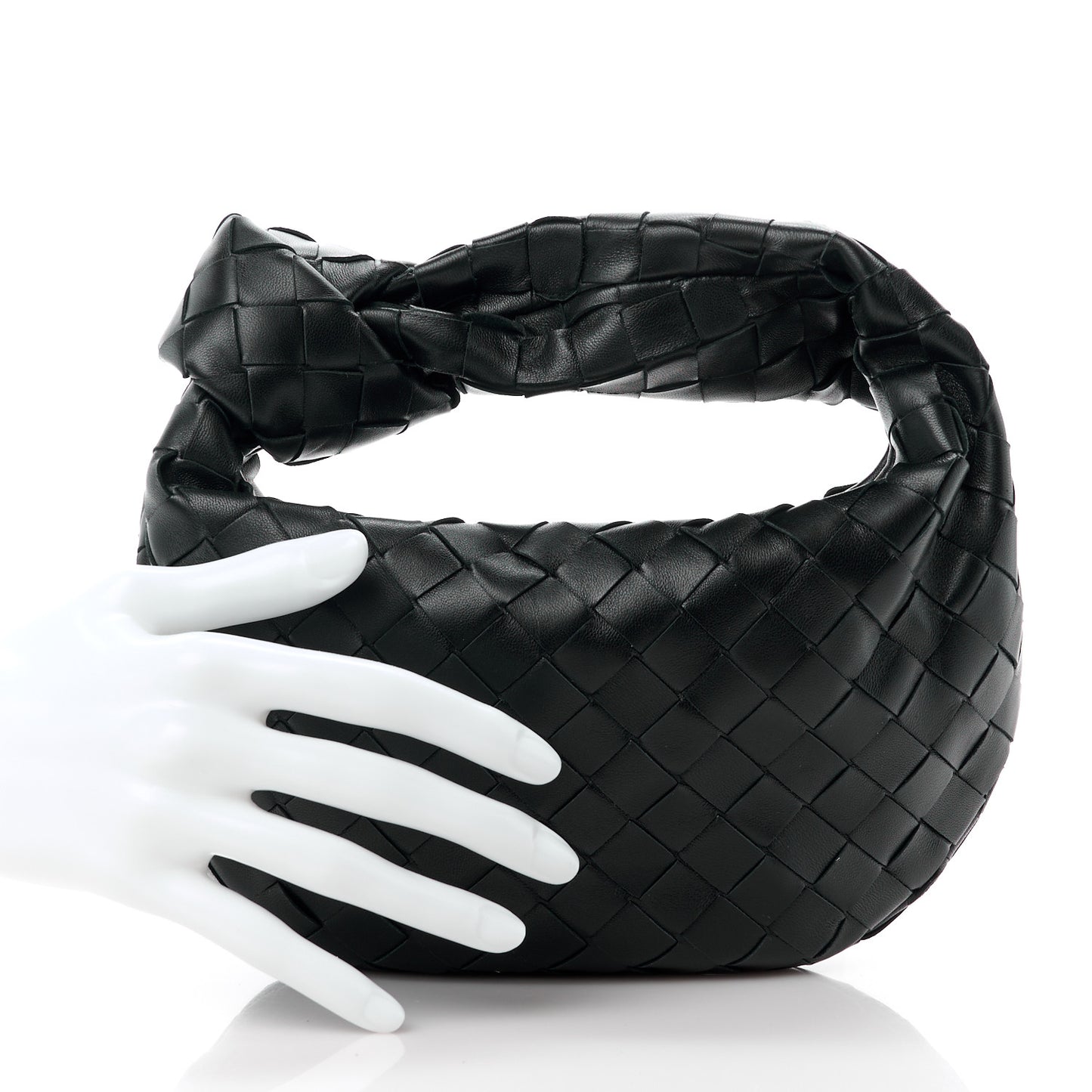 BOTTEGA VENETA Nappa Intrecciato Mini Jodie Black