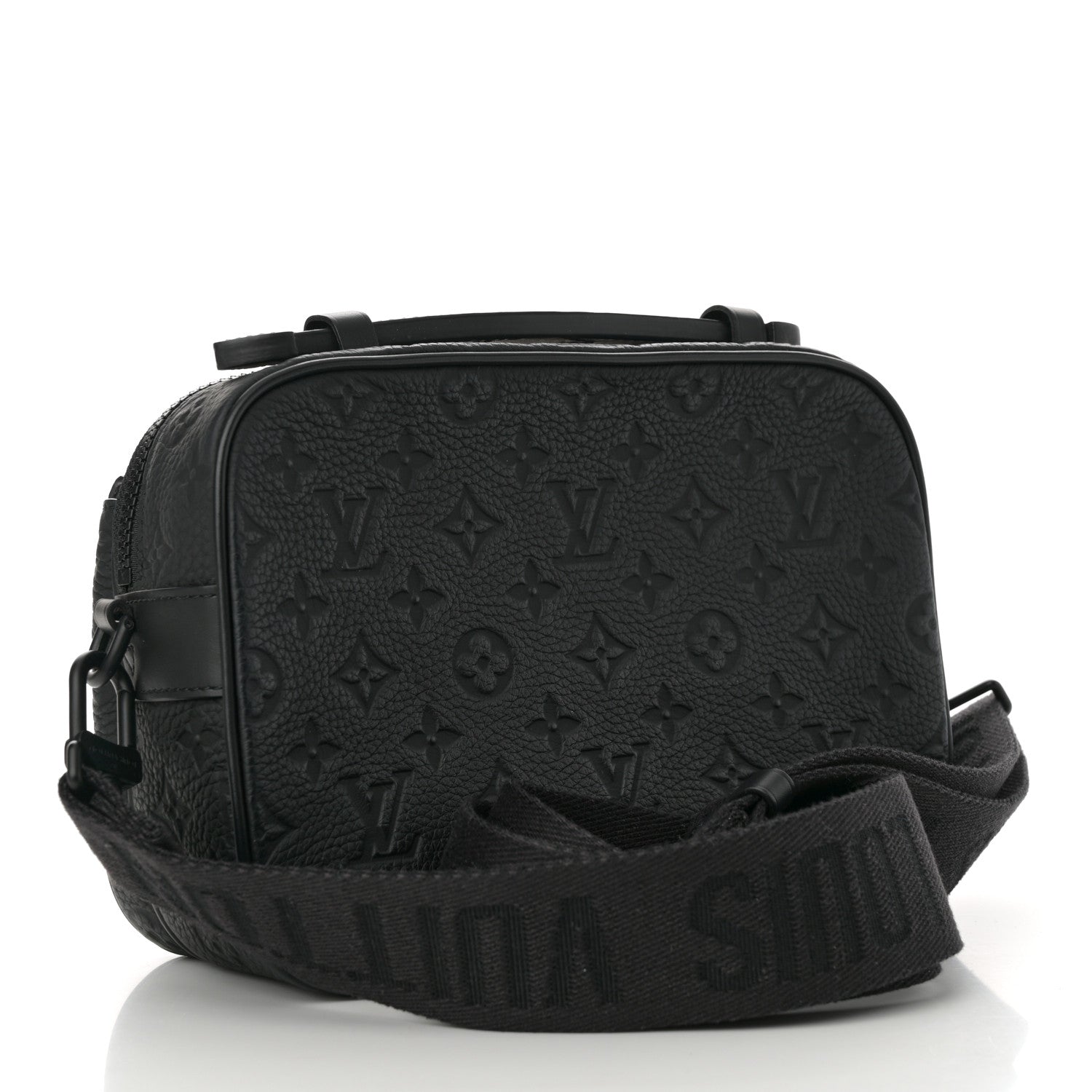 Louis Vuitton Taurillon Monogram S Lock Messenger Black 3 of 9