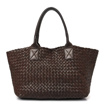 Bottega Veneta Nappa Intrecciato Small Cabat Ebano 1 of 12