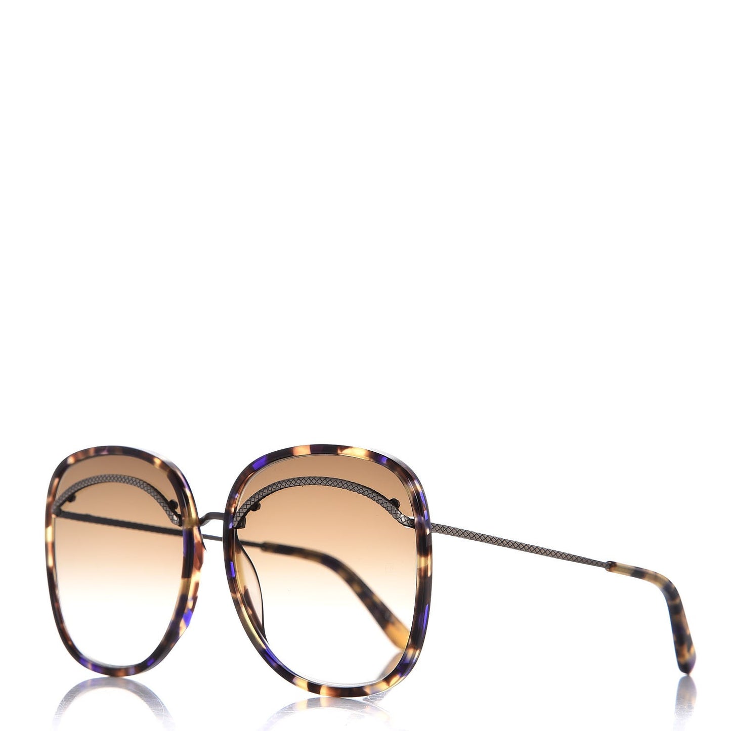 Oversized BV0138S Sunglasses Tortoise Shell