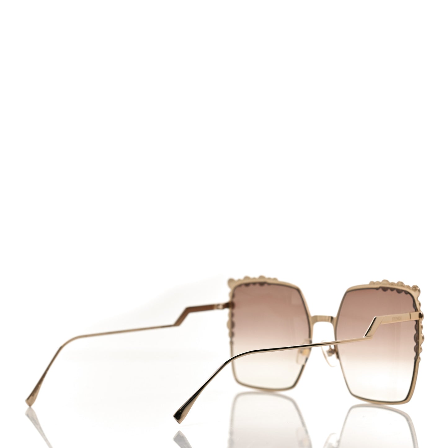 Square Dots Sunglasses FF 0259/S Gold